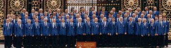 The Warrington Male Voice Choir.